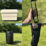 Giá gấp lưu trữ cắm trại ngoài trời COOL CAMP CF-7001, đế đỡ xô nước cắm trại