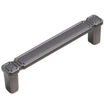 Tay nắm cửa tủ vintage hợp kim kẽm cho ngăn kéo và tủ quần áo, lỗ đơn màu cà phê, 96mm màu cà phê, 128mm màu cà phê, lỗ đơn màu xám, 96mm màu xám, 128mm màu xám, lỗ đơn màu đồng xước, 96mm màu đồng xước, 128mm màu đồng xước