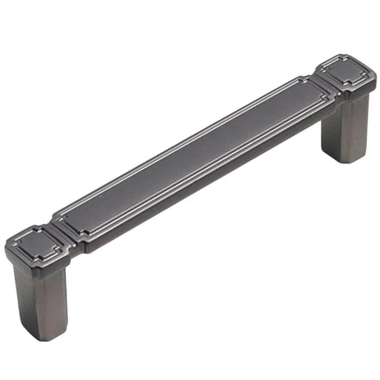 Tay nắm cửa tủ vintage hợp kim kẽm cho ngăn kéo và tủ quần áo, lỗ đơn màu cà phê, 96mm màu cà phê, 128mm màu cà phê, lỗ đơn màu xám, 96mm màu xám, 128mm màu xám, lỗ đơn màu đồng xước, 96mm màu đồng xước, 128mm màu đồng xước
