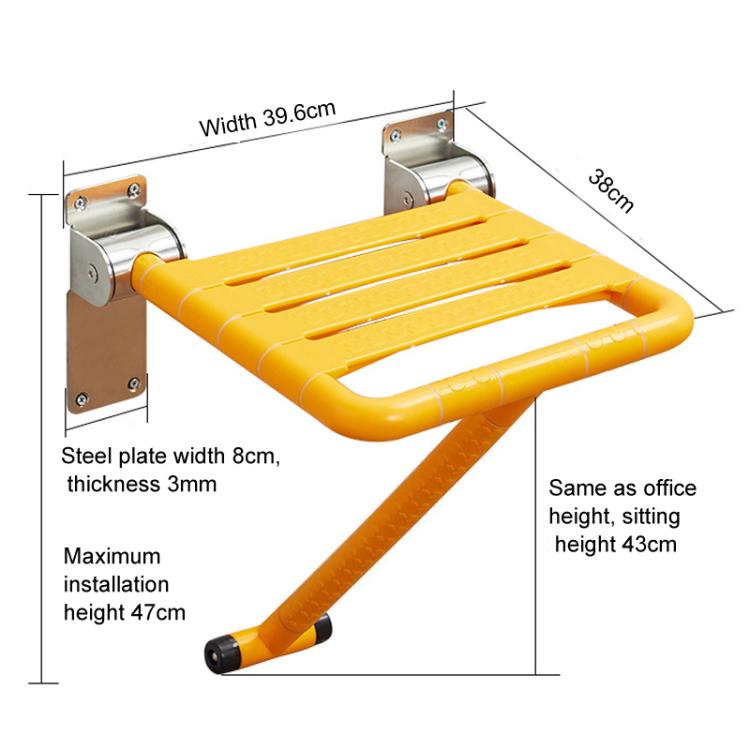 Ghế tắm gấp gắn tường, ghế an toàn phòng tắm cho người già và người khuyết tật