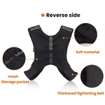 Áo vest phản quang có tạ tập thể dục, 3KG