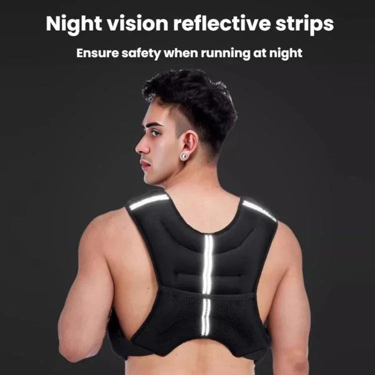 Áo vest phản quang có tạ tập thể dục, 3KG