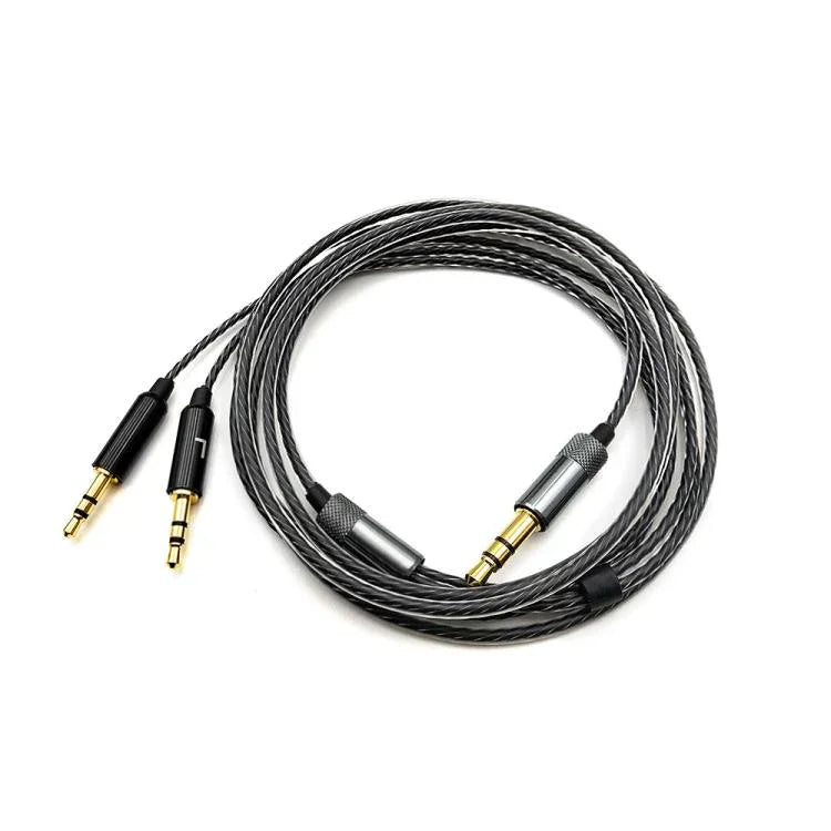 Dây cáp thay thế âm thanh tai nghe 3.5mm sang đôi 2.5mm, cho Sol Republic Master Tracks HD V8 V10 V12 X3, dài 1.2m
