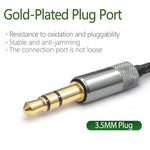 Dây cáp thay thế âm thanh tai nghe 3.5mm sang đôi 2.5mm, cho Sol Republic Master Tracks HD V8 V10 V12 X3, dài 1.2m