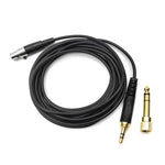 Cáp tai nghe đầu cắm 6.35mm cho AKG Q701 Q702 K712 K240, lò xo 1.5-4.5m, thẳng 3m