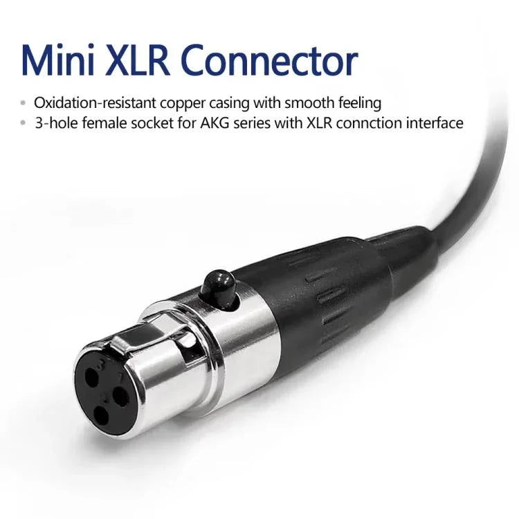Cáp tai nghe đầu cắm 6.35mm cho AKG Q701 Q702 K712 K240, lò xo 1.5-4.5m, thẳng 3m