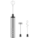 Máy đánh trứng điện cầm tay 3 trong 1 có thể sạc lại mini cho làm bánh, máy tạo bọt sữa có thể sạc lại