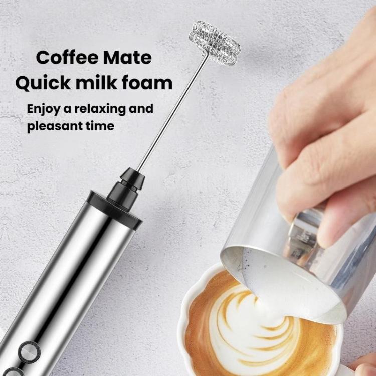 Máy đánh trứng điện cầm tay 3 trong 1 có thể sạc lại mini cho làm bánh, máy tạo bọt sữa có thể sạc lại