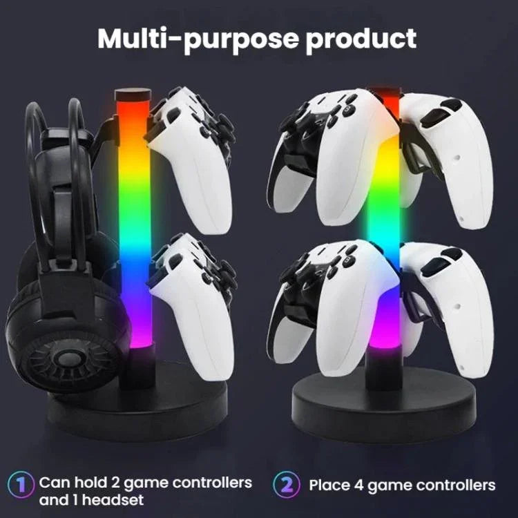 KBB-81 RGB Gaming Controller Headphone Stand Ambient Light Stand, Wired Control, Wired Control+Remote Control, Wired Control+Remote Control+Bluetooth App