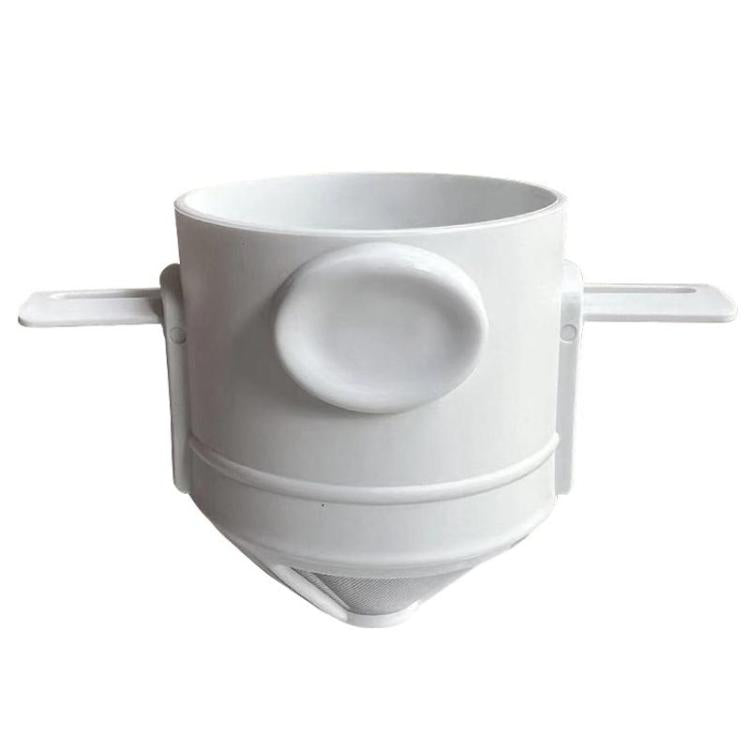 Cốc lọc cà phê không giấy di động, phễu lọc cà phê nhỏ giọt, màu trắng, đen, đen có đế, trắng có đế