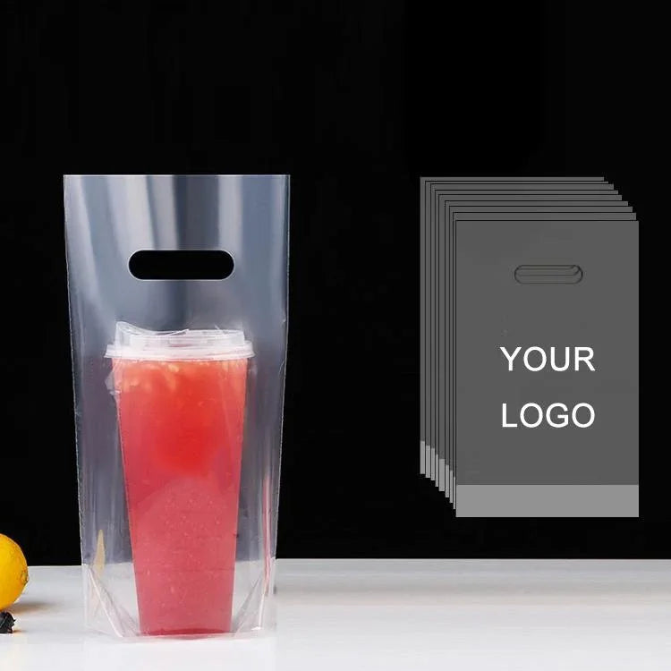 Túi mang đi dùng một lần cho Trà sữa Cà phê, 100 túi trong một gói, 90mm Cốc đơn 700ml, 98mm Cốc đơn 700ml, 90mm Cốc đôi 700ml, 98mm Cốc đôi 700ml, 120mm Cốc Overlord 1000ml