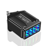Sạc điện thoại 4 cổng USB 5.1A QC3.0 sạc nhanh, phích cắm EU, Mỹ, Anh