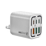 Sạc điện thoại 6 cổng 50W 3 USB + 3 Type-C sạc nhanh, phích cắm EU (Đen), EU (Trắng), EU (Vàng), Mỹ (Đen), Mỹ (Trắng), Mỹ (Vàng), Anh (Đen), Anh (Trắng), Anh (Vàng)