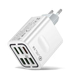 Sạc điện thoại đa cổng 6 USB BK321 sạc nhanh, phích cắm EU (Đen), EU (Trắng), EU (Vàng), Mỹ (Đen), Mỹ (Trắng), Mỹ (Vàng), Anh (Đen), Anh (Trắng), Anh (Vàng)
