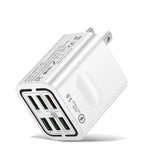 Sạc điện thoại đa cổng 6 USB BK321 sạc nhanh, phích cắm EU (Đen), EU (Trắng), EU (Vàng), Mỹ (Đen), Mỹ (Trắng), Mỹ (Vàng), Anh (Đen), Anh (Trắng), Anh (Vàng)