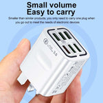 Sạc điện thoại đa cổng 6 USB BK321 sạc nhanh, phích cắm EU (Đen), EU (Trắng), EU (Vàng), Mỹ (Đen), Mỹ (Trắng), Mỹ (Vàng), Anh (Đen), Anh (Trắng), Anh (Vàng)