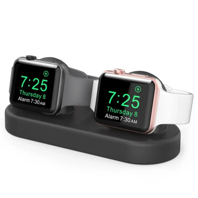 Đế lưu trữ 2 trong 1 AhaStyle DD97 cho Apple Watch / tai nghe, Đế sạc silicone để bàn