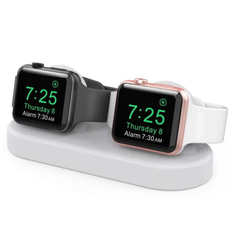 Đế lưu trữ 2 trong 1 AhaStyle DD97 cho Apple Watch / tai nghe, Đế sạc silicone để bàn