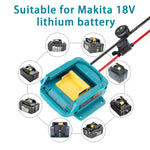 Bộ sạc pin lithium Makita 18V 18650, bộ chuyển đổi pin dụng cụ, không có công tắc bảo vệ, có công tắc bảo vệ