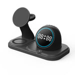 Đồng hồ đếm ngược loa Bluetooth RGB sạc không dây để bàn 6 trong 1 có nam châm