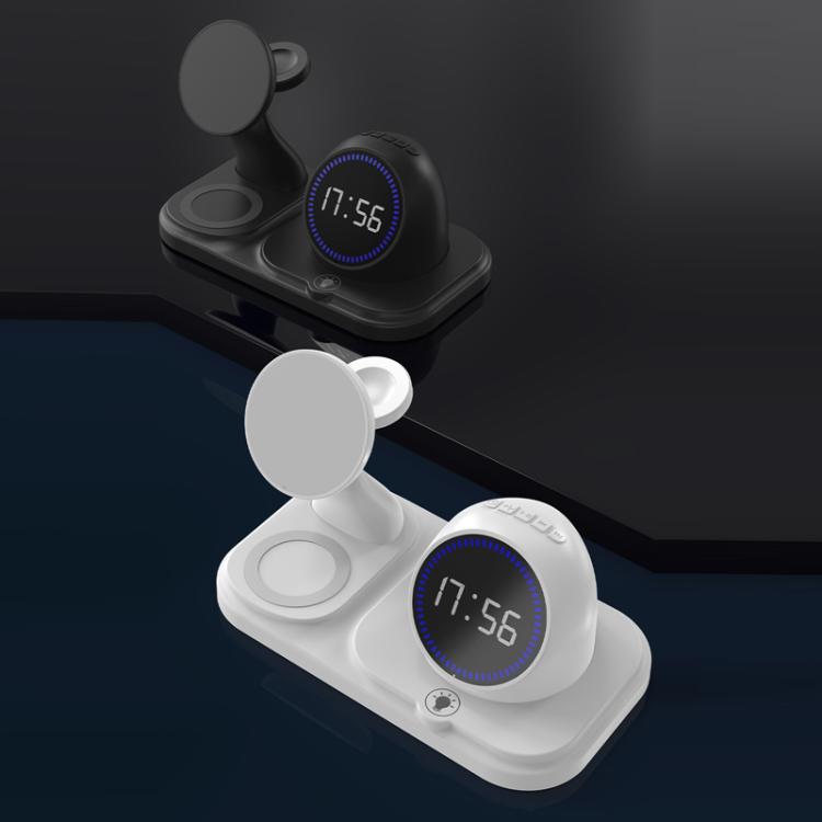 Đồng hồ đếm ngược loa Bluetooth RGB sạc không dây để bàn 6 trong 1 có nam châm