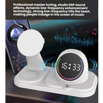 Đồng hồ đếm ngược loa Bluetooth RGB sạc không dây để bàn 6 trong 1 có nam châm