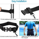 Swimming Strength Block Training Belt and Elastic Cord Set