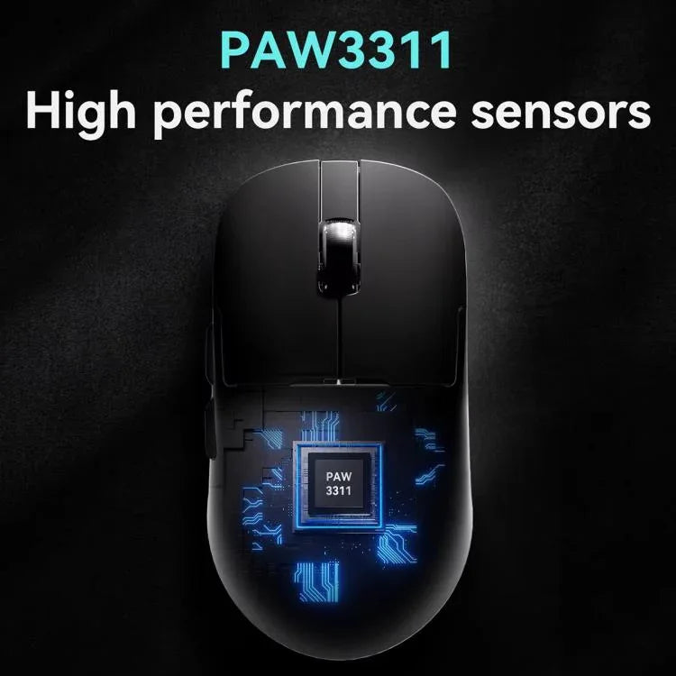 Chuột không dây từ tính ba chế độ Ajazz AJ159P MC nhẹ công thái học im lặng cho chơi game