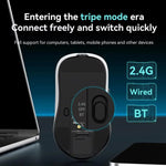Chuột không dây từ tính ba chế độ Ajazz AJ159P MC nhẹ công thái học im lặng cho chơi game