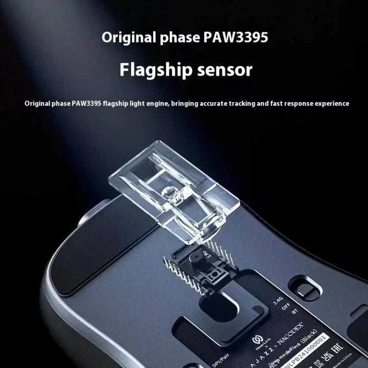 Chuột ba chế độ Ajazz NearLink / có dây / Bluetooth, AJ159 NL 400mAh PAW3311 màu trắng, AJ159 NL 800mAh PAW3311 màu đen, AJ159 NL 800mAh PAW3311 màu trắng, AJ159 NL P 800mAh PAW3395 màu đen, AJ159 NL P 800mAh PAW3395 màu trắng