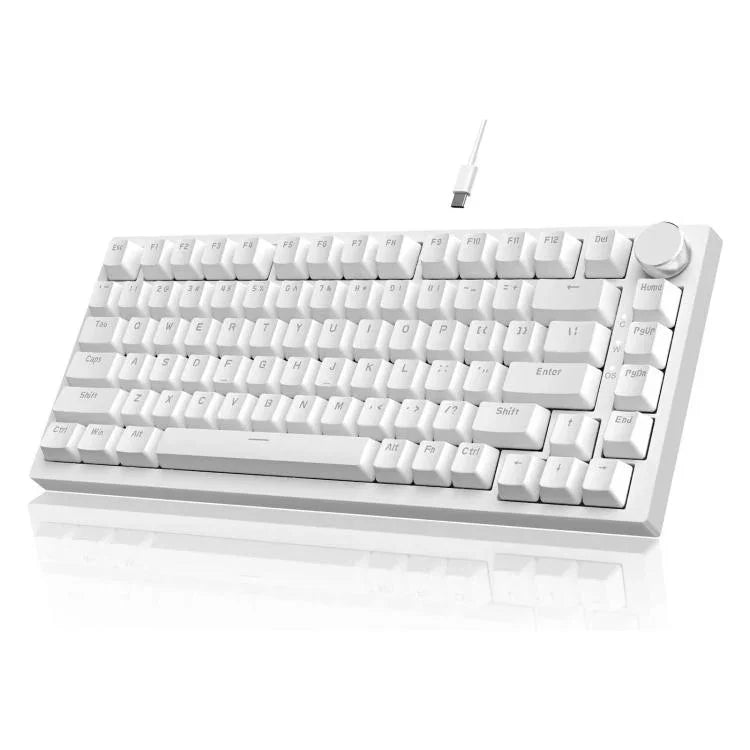 Bàn phím cơ có dây Ajazz AK820 có thể thay switch nóng với đèn, switch xanh đèn xanh dương băng, switch đỏ đèn trắng đen, switch đỏ AS đèn trắng xám trắng, switch HP đèn trắng xám trắng, switch Sea Salt RGB tím trắng xanh