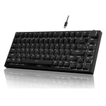 Bàn phím cơ có dây Ajazz AK820 có thể thay switch nóng với đèn, switch xanh đèn xanh dương băng, switch đỏ đèn trắng đen, switch đỏ AS đèn trắng xám trắng, switch HP đèn trắng xám trắng, switch Sea Salt RGB tím trắng xanh