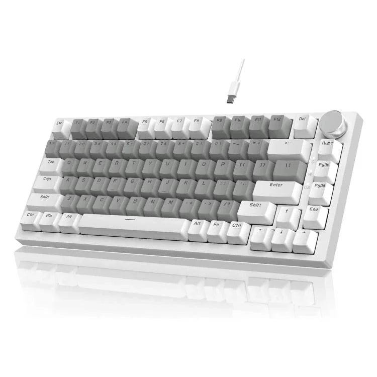 Bàn phím cơ có dây Ajazz AK820 có thể thay switch nóng với đèn, switch xanh đèn xanh dương băng, switch đỏ đèn trắng đen, switch đỏ AS đèn trắng xám trắng, switch HP đèn trắng xám trắng, switch Sea Salt RGB tím trắng xanh