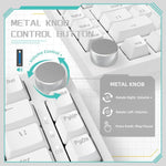 Bàn phím cơ có dây Ajazz AK820 có thể thay switch nóng với đèn, switch xanh đèn xanh dương băng, switch đỏ đèn trắng đen, switch đỏ AS đèn trắng xám trắng, switch HP đèn trắng xám trắng, switch Sea Salt RGB tím trắng xanh