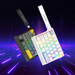 Bàn phím chơi game một tay có dây Ajazz AK029 phiên bản HIFI switch gạo từ tính đèn nền RGB