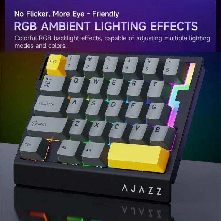 Bàn phím chơi game một tay có dây Ajazz AK029 phiên bản HIFI switch gạo từ tính đèn nền RGB