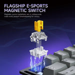 Bàn phím chơi game một tay có dây Ajazz AK029 phiên bản HIFI switch gạo từ tính đèn nền RGB