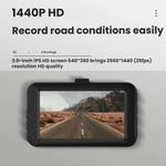 Giá đỡ cốc hút máy ghi hình lái xe WiFi ghi hình kép trước và sau với tầm nhìn ban đêm HD