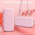 Túi đeo chéo in hoa anh đào cho Nintendo Switch 2, túi đựng cầm tay vai di động