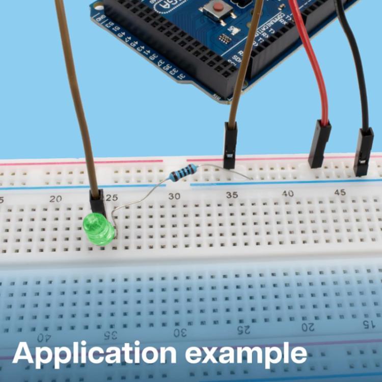 MB-102 Bảng mạch 830 lỗ + Mô-đun nguồn + 65 dây Breadboard