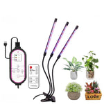 Đèn trồng cây kẹp bàn phổ quang đầy đủ với điều khiển từ xa, 2 đầu, 3 đầu, 4 đầu