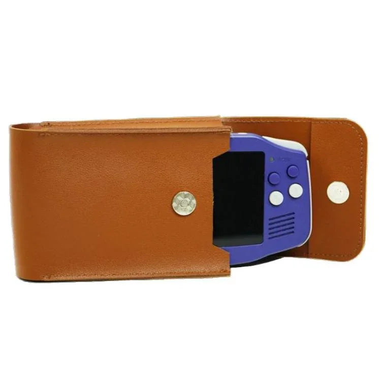 Bao da đựng máy chơi game cầm tay ANBERNIC RG34XX, màu nâu