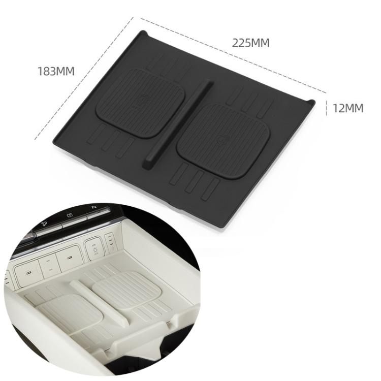 Anti-Slip Dust-Resistant Wireless Charging Silicone Mat For 2024 Hyundai Santa Fe