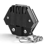 Dao gập lục giác bỏ túi đa chức năng bằng thép không gỉ, bộ tua vít kết hợp EDC mang theo ngoài trời