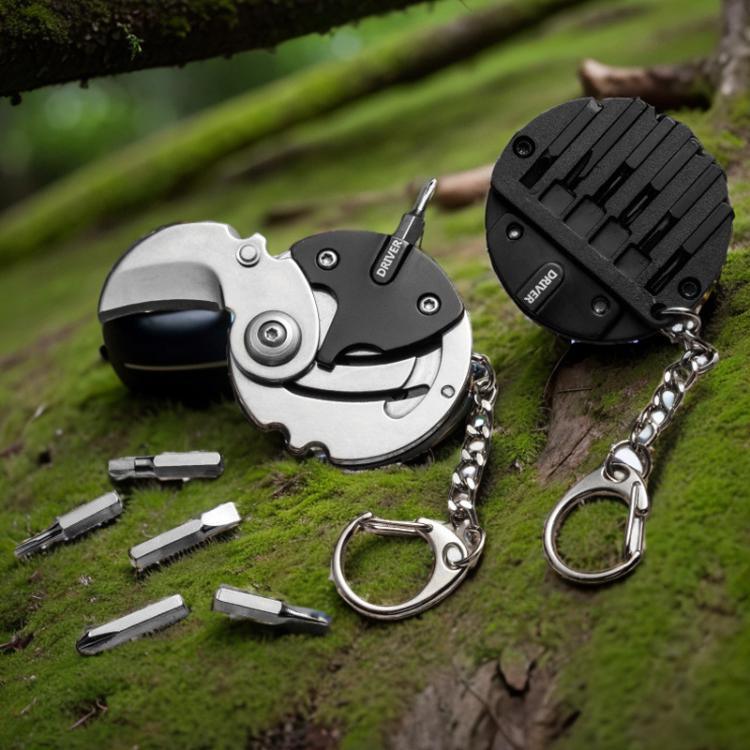 Dao gập lục giác bỏ túi đa chức năng bằng thép không gỉ, bộ tua vít kết hợp EDC mang theo ngoài trời
