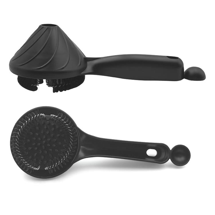 Bàn chải làm sạch đầu nhóm máy pha cà phê Espresso 58mm thiết kế phễu lông nylon cho cốc lọc