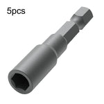 5pcs Multi-Purpose Bit Extension Bar Screwdriver Bit Accessories, 6.35mm