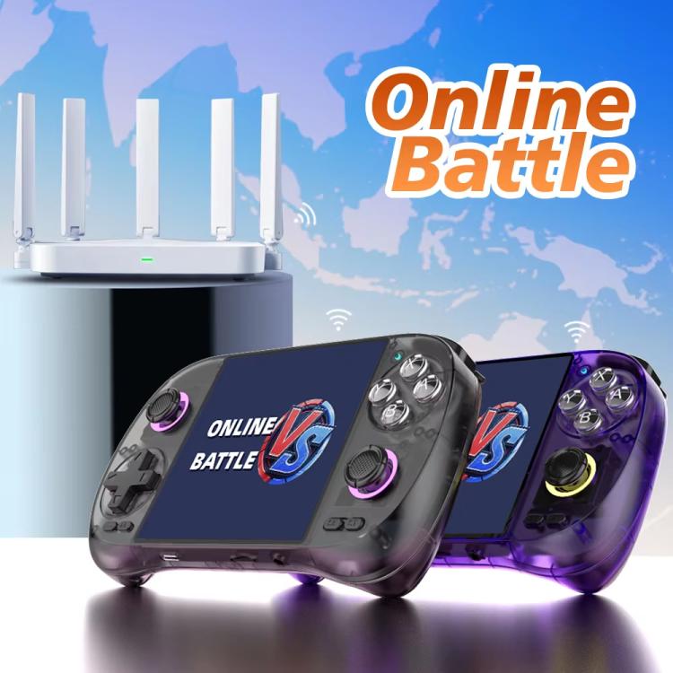 Máy chơi game mã nguồn mở D40Max 4 inch HD với WiFi, hệ điều hành Android 10, CPU GE8300, các phiên bản 16G+64G, 16G+128G, 16G+256G