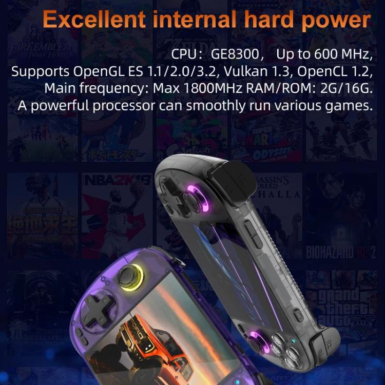 Máy chơi game mã nguồn mở D40Max 4 inch HD với WiFi, hệ điều hành Android 10, CPU GE8300, các phiên bản 16G+64G, 16G+128G, 16G+256G
