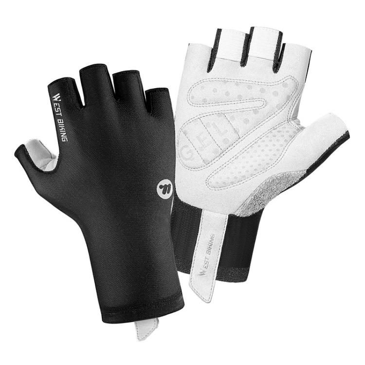 Găng tay xe đạp WEST BIKING nửa ngón, thoáng khí, giảm sốc, chống trượt, M, L, XL, XXL